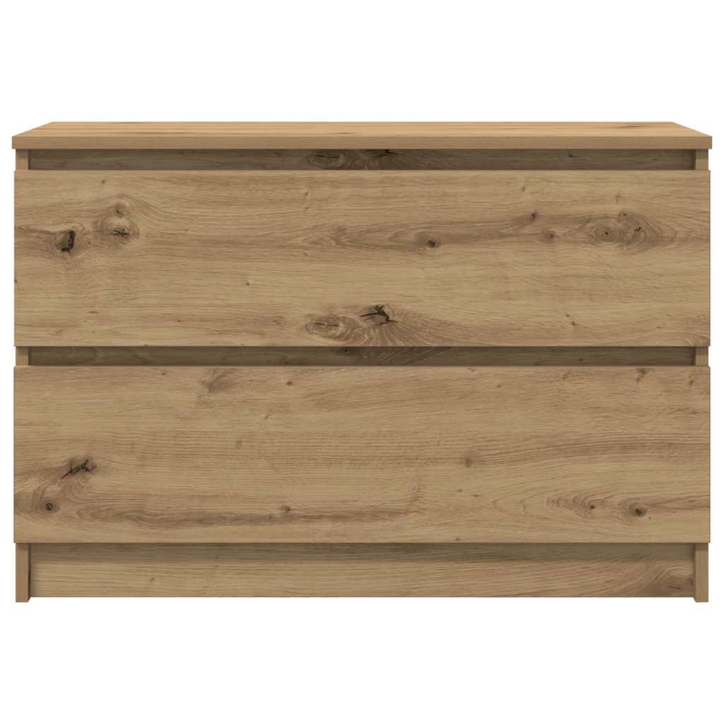 vidaXL Szafka RTV Artisan Oak 80x35x54 cm Drewno klejone
