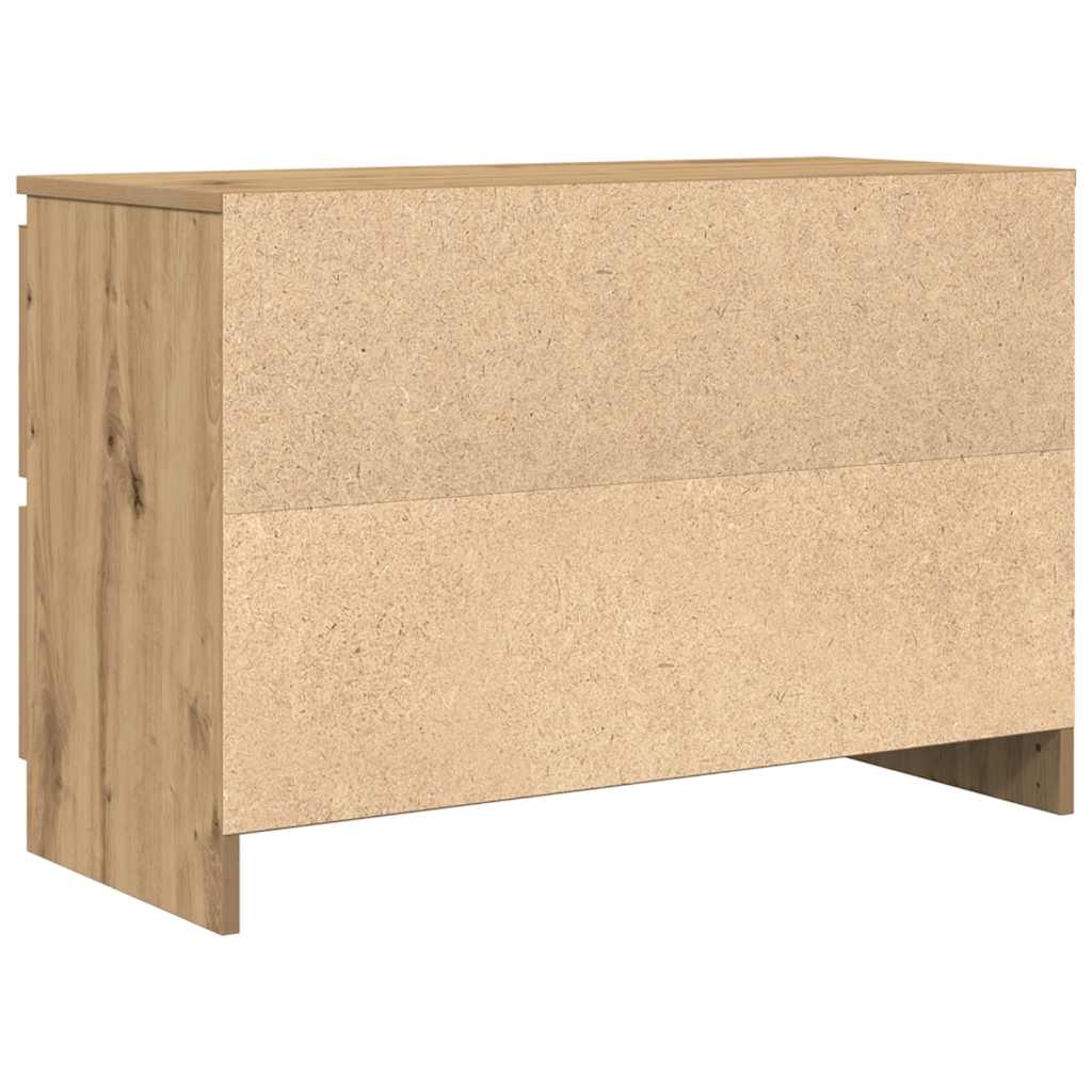 vidaXL Szafka RTV Artisan Oak 80x35x54 cm Drewno klejone