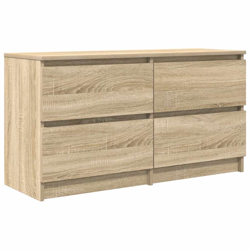 vidaXL Szafka RTV Sonoma Oak 100x35x54 cm Drewno klejone