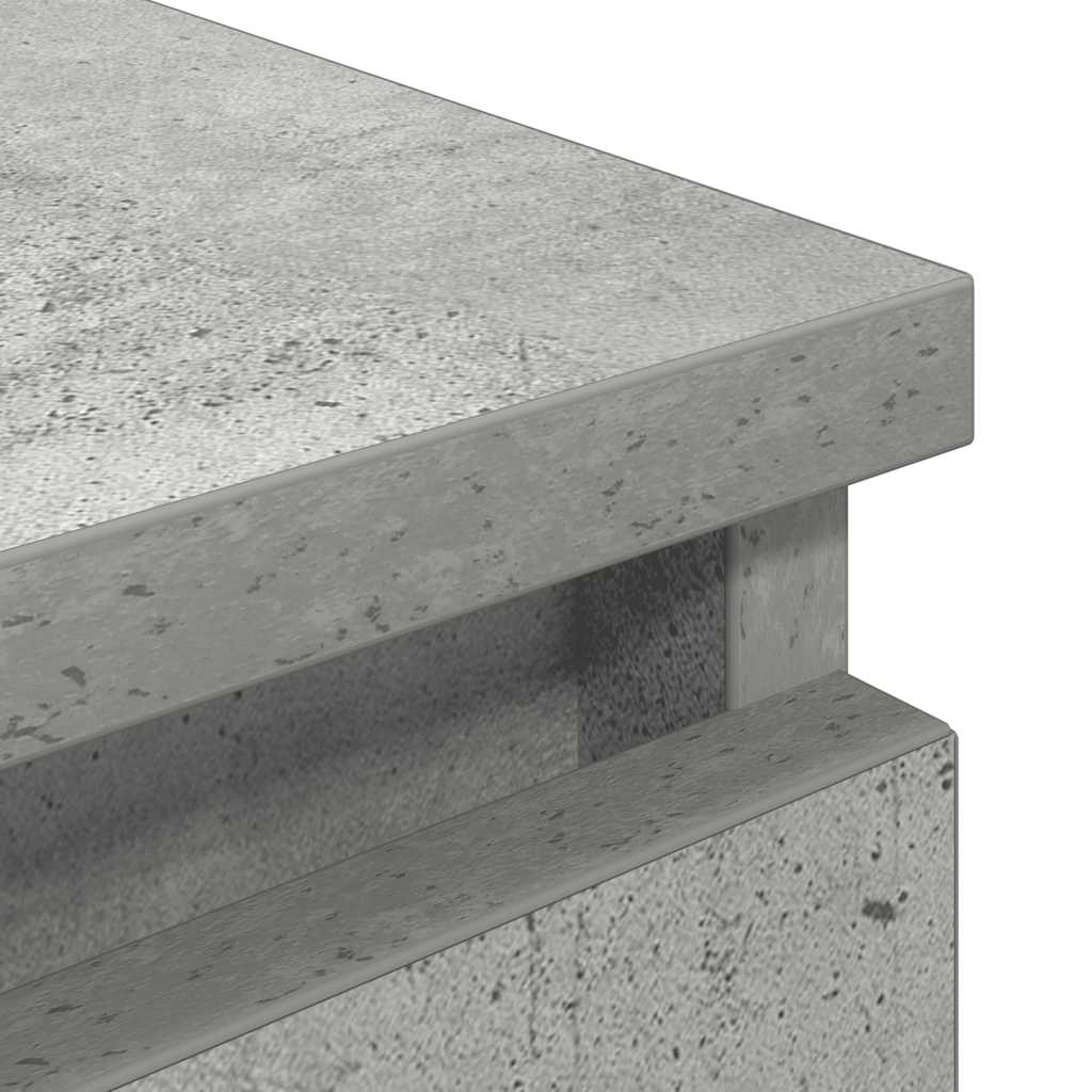 vidaXL Szafka RTV Beton Szary 100x35x54 cm Drewno klejone