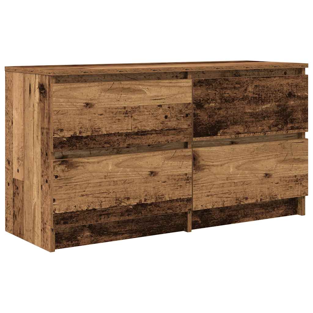 vidaXL Szafka RTV Stare drewno 100x35x54 cm Drewno klejone