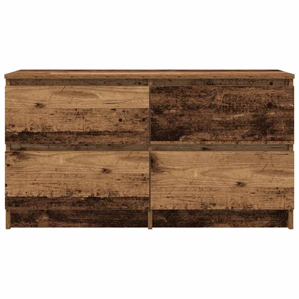 vidaXL Szafka RTV Stare drewno 100x35x54 cm Drewno klejone
