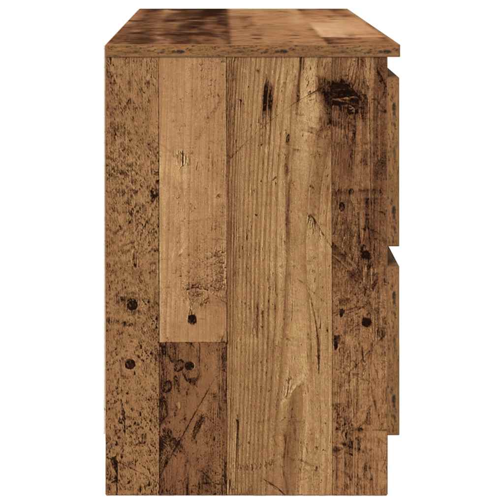 vidaXL Szafka RTV Stare drewno 100x35x54 cm Drewno klejone