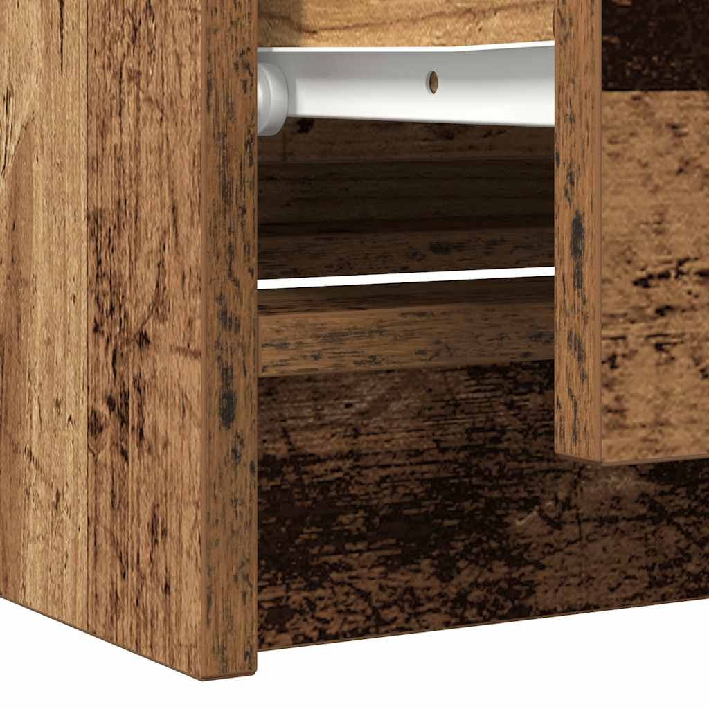 vidaXL Szafka RTV Stare drewno 100x35x54 cm Drewno klejone