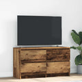 vidaXL Szafka RTV Stare drewno 100x35x54 cm Drewno klejone