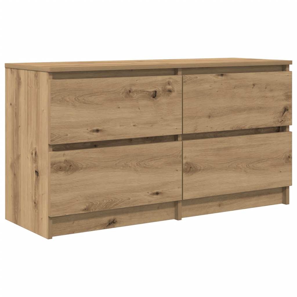 vidaXL Szafka RTV Artisan Oak 100x35x54 cm Drewno klejone