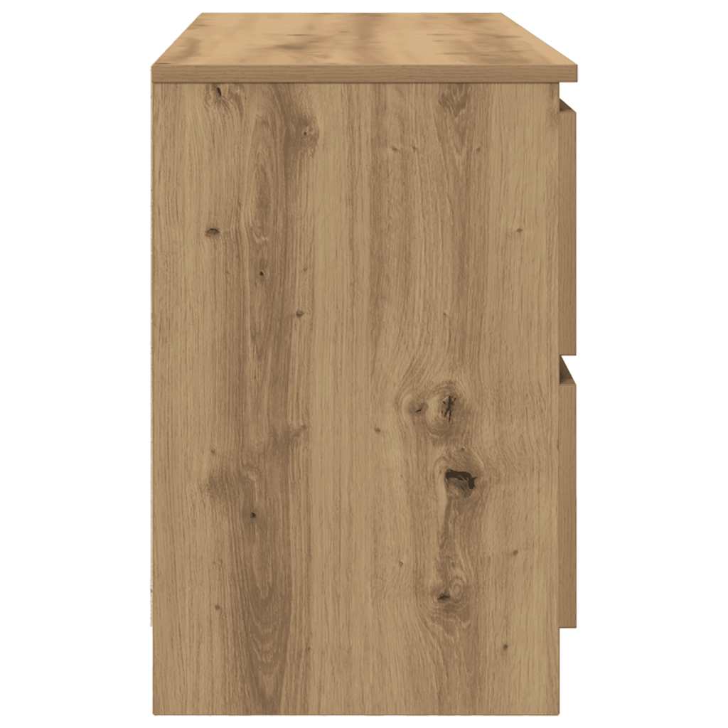 vidaXL Szafka RTV Artisan Oak 100x35x54 cm Drewno klejone