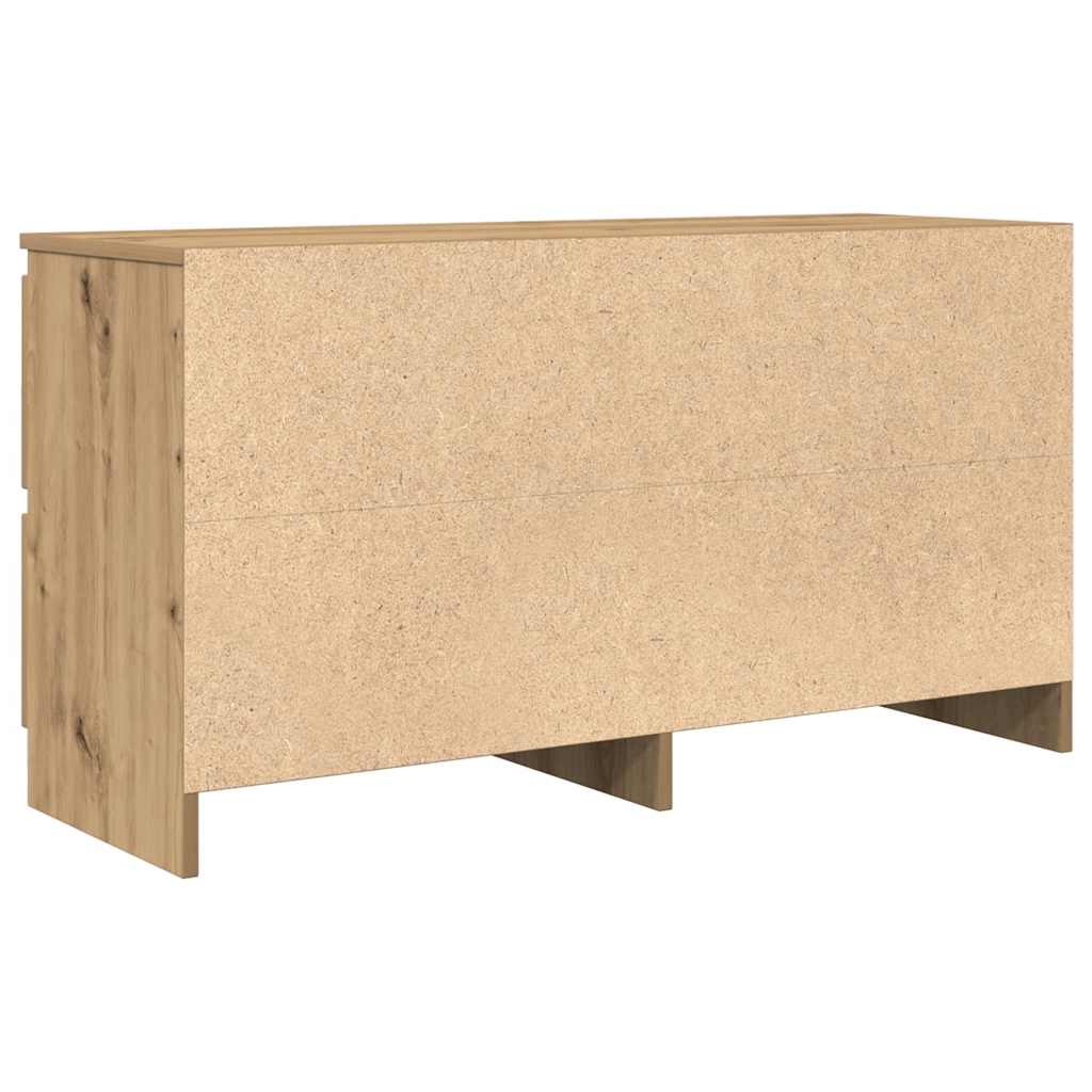vidaXL Szafka RTV Artisan Oak 100x35x54 cm Drewno klejone
