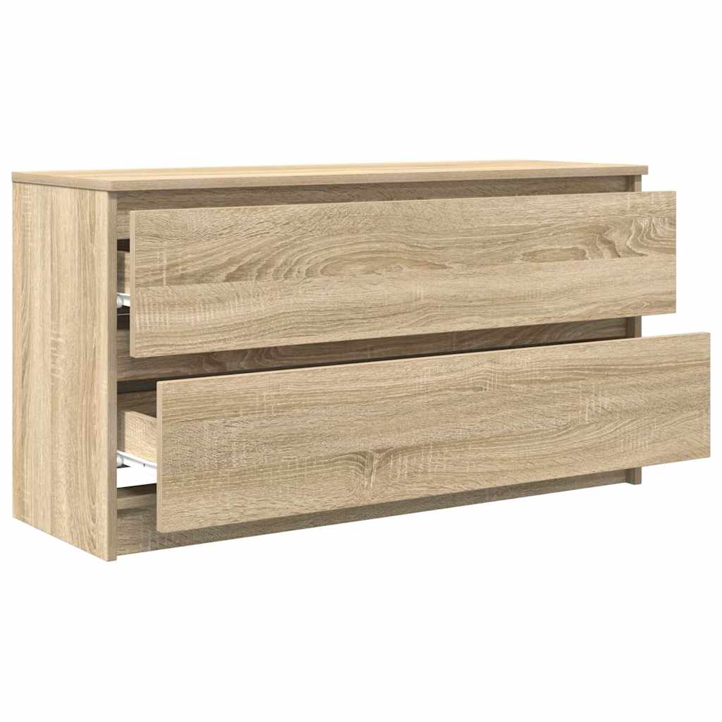 vidaXL Szafka RTV Sonoma Oak 100x35x54 cm Drewno klejone