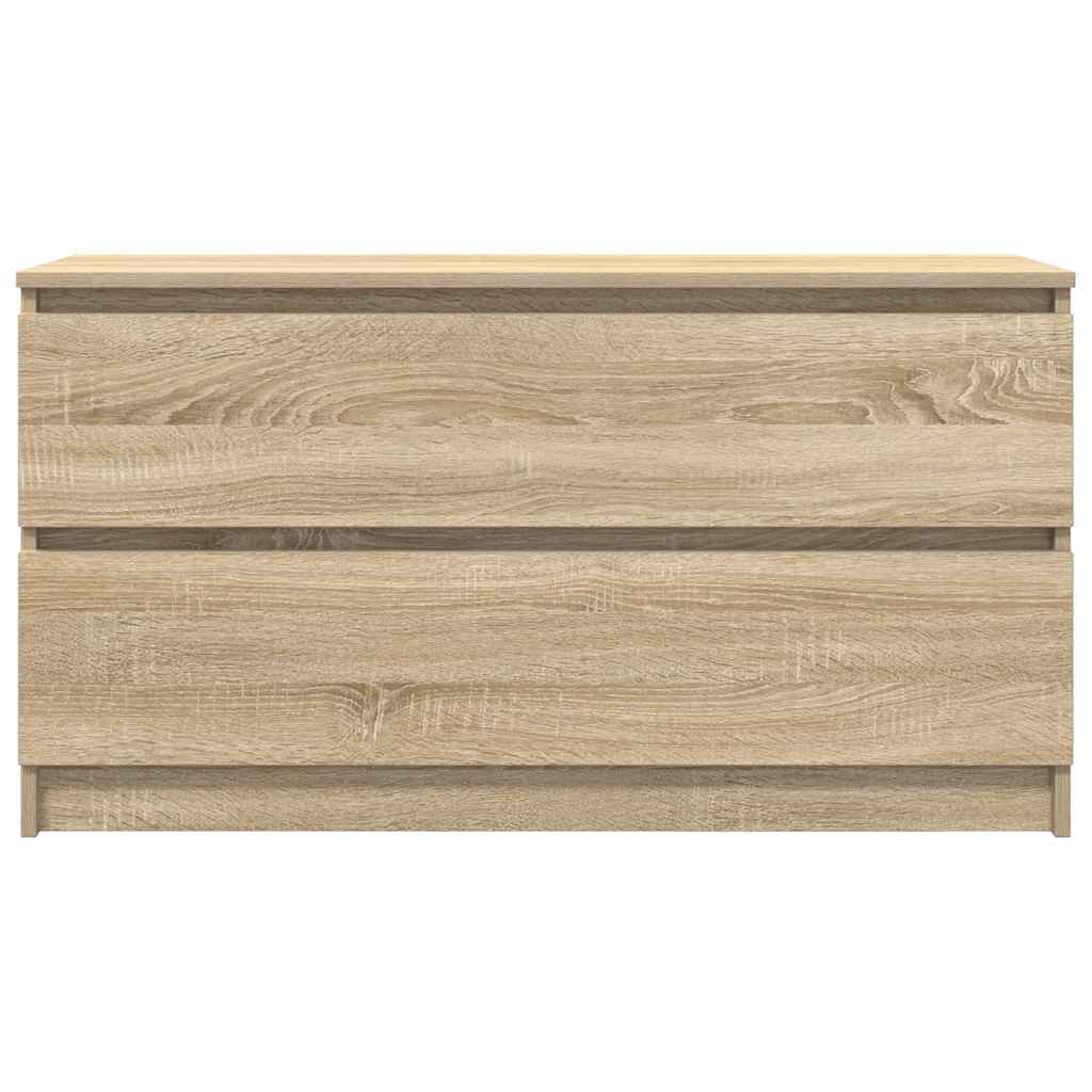 vidaXL Szafka RTV Sonoma Oak 100x35x54 cm Drewno klejone