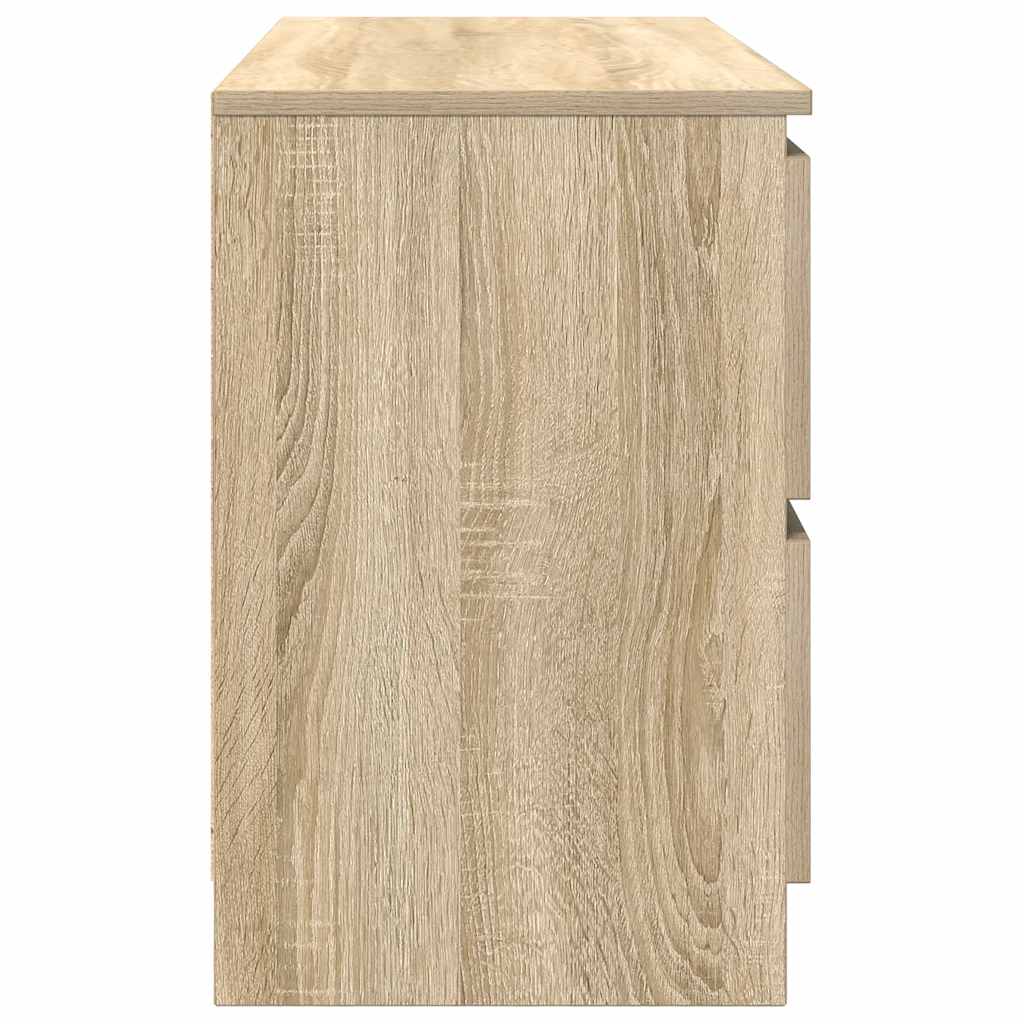 vidaXL Szafka RTV Sonoma Oak 100x35x54 cm Drewno klejone
