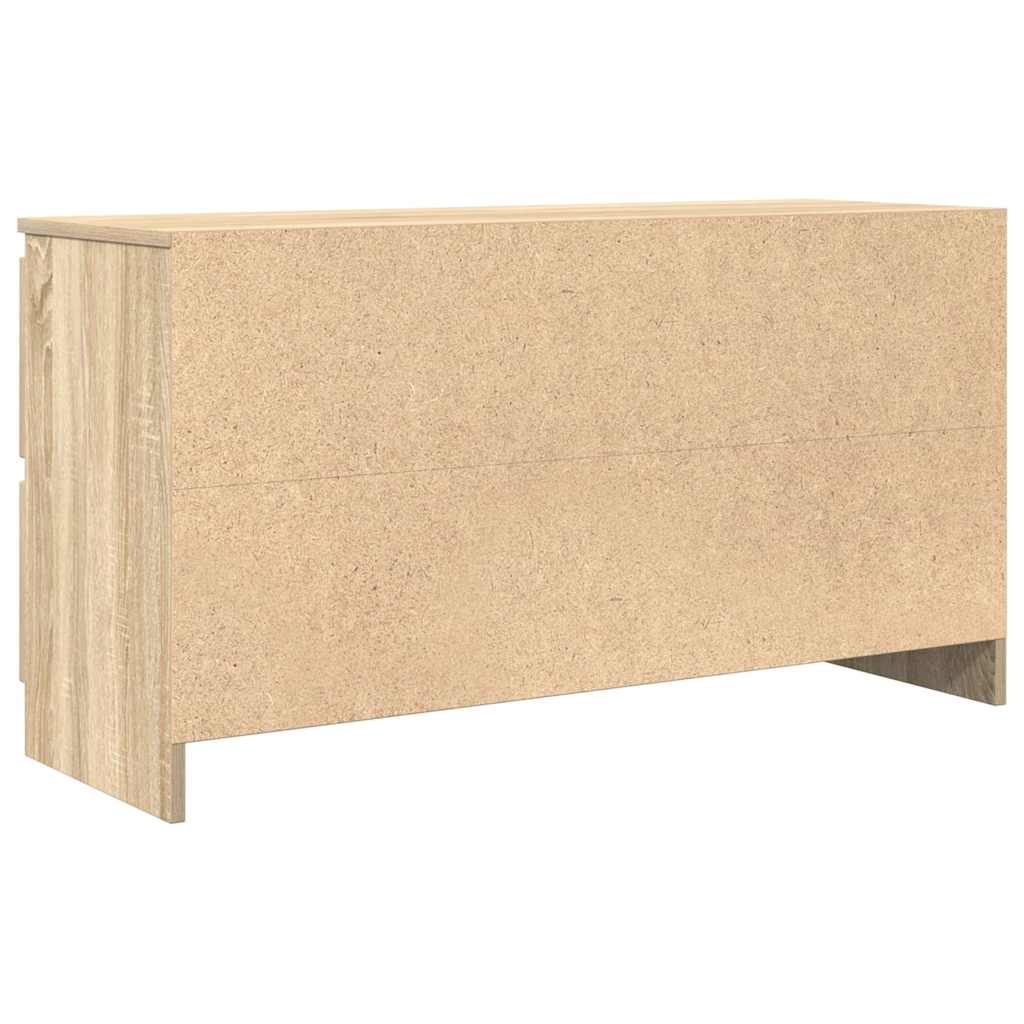 vidaXL Szafka RTV Sonoma Oak 100x35x54 cm Drewno klejone