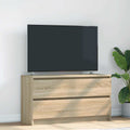 vidaXL Szafka RTV Sonoma Oak 100x35x54 cm Drewno klejone