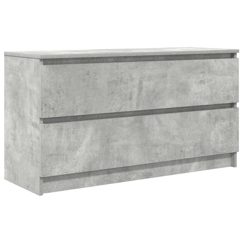 vidaXL Szafka RTV Beton Szary 100x35x54 cm Drewno klejone