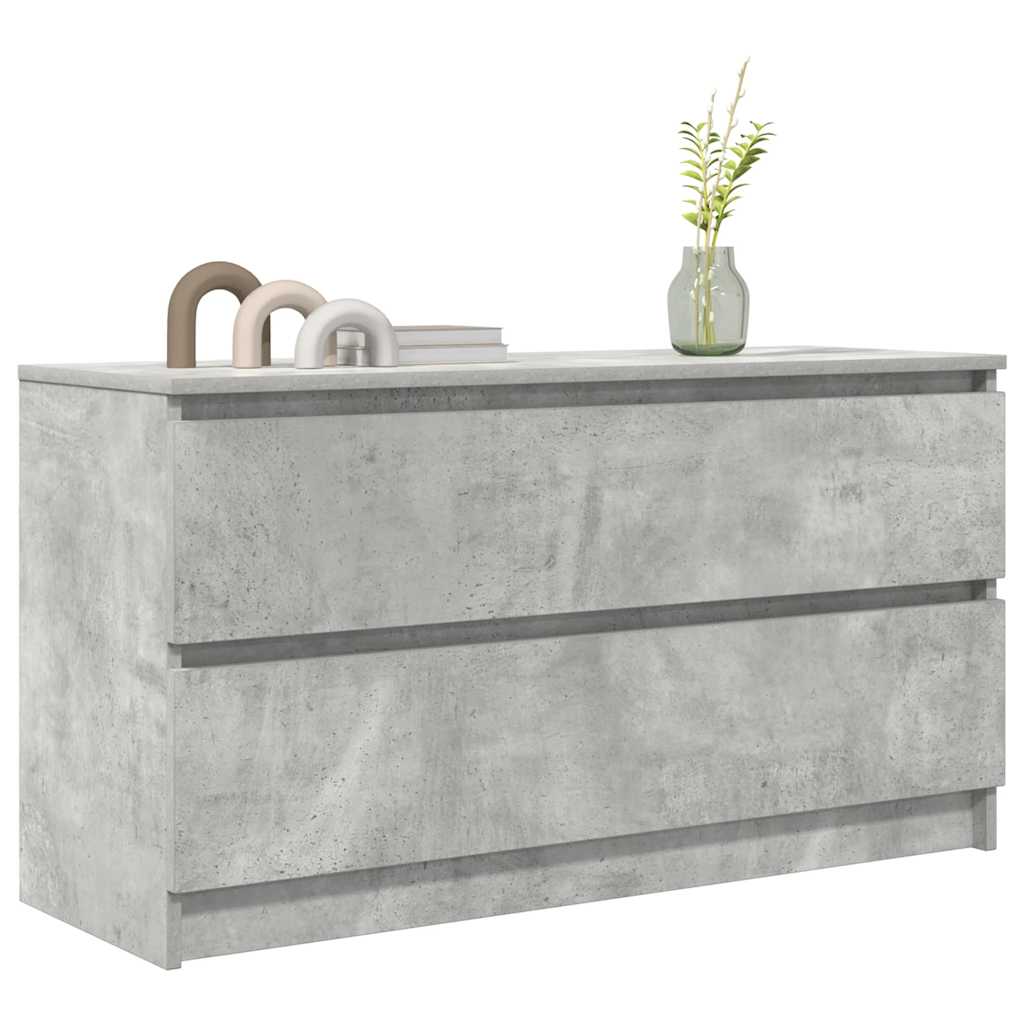 vidaXL Szafka RTV Beton Szary 100x35x54 cm Drewno klejone