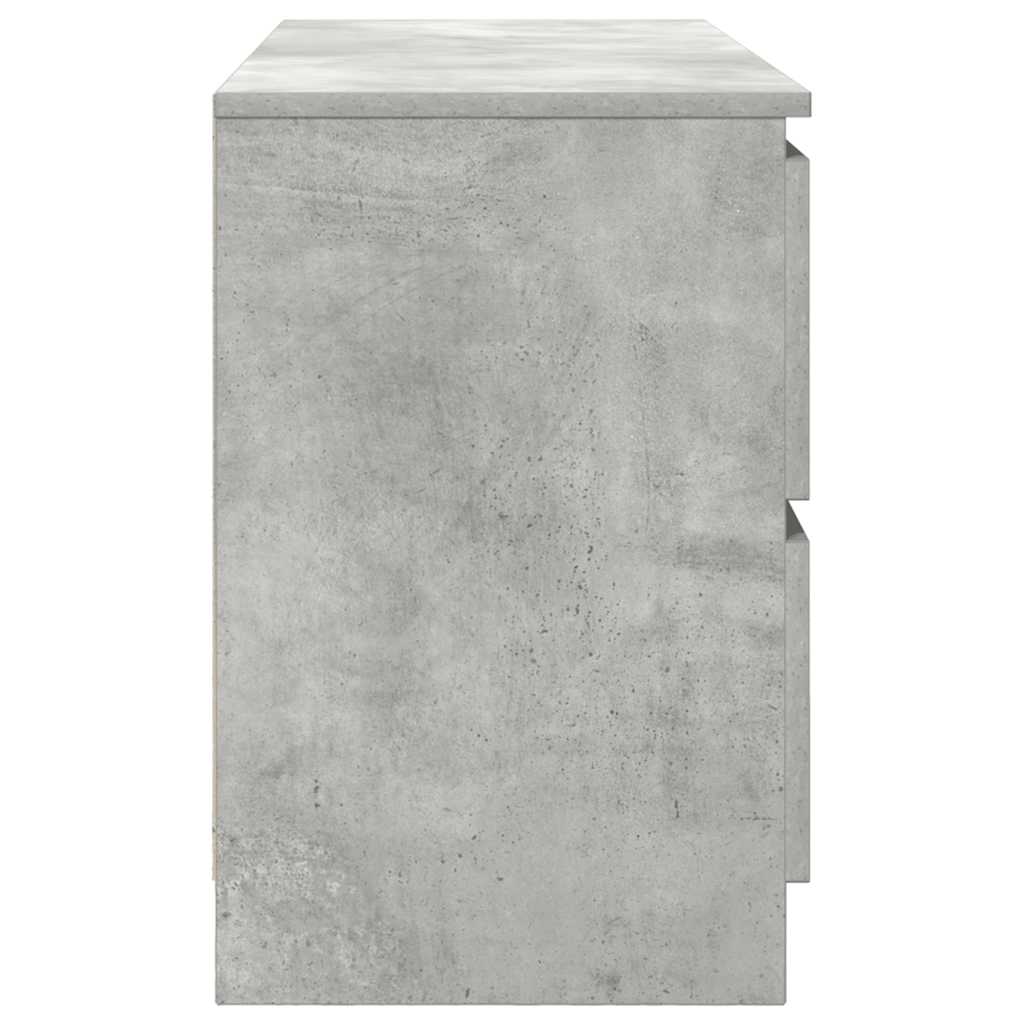 vidaXL Szafka RTV Beton Szary 100x35x54 cm Drewno klejone