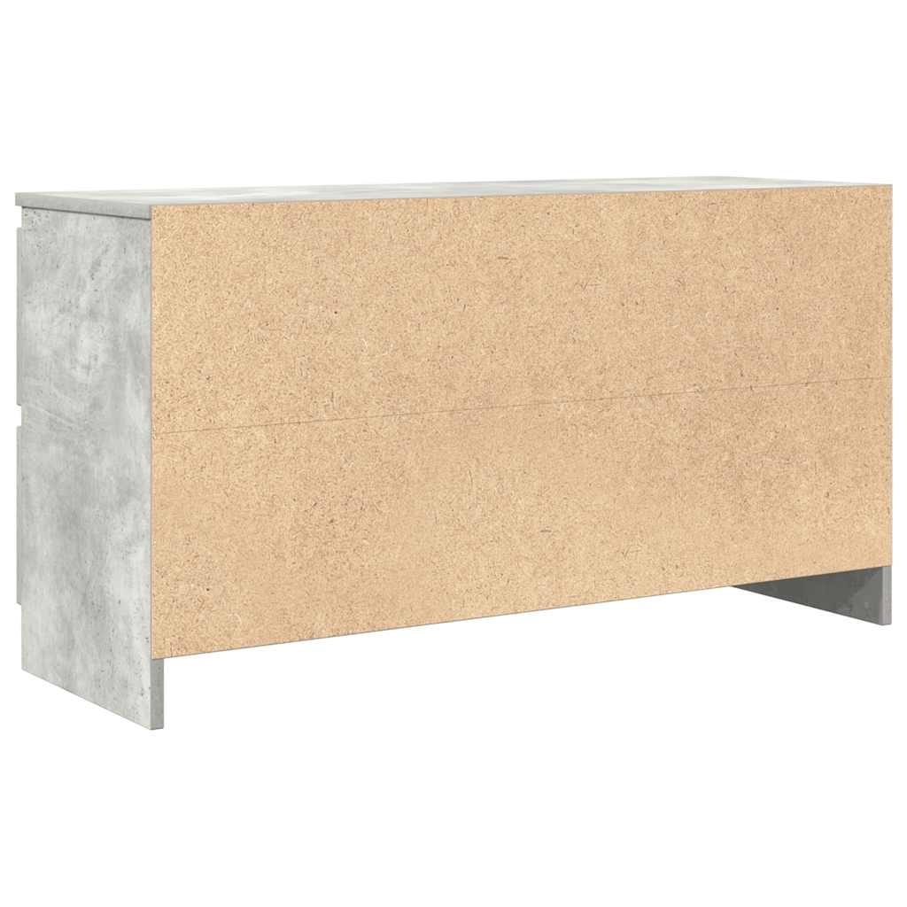 vidaXL Szafka RTV Beton Szary 100x35x54 cm Drewno klejone