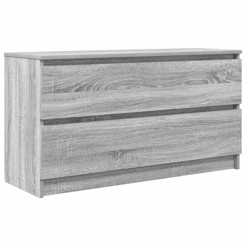 vidaXL Szafka RTV Szara Sonoma 100x35x54 cm Drewno klejone