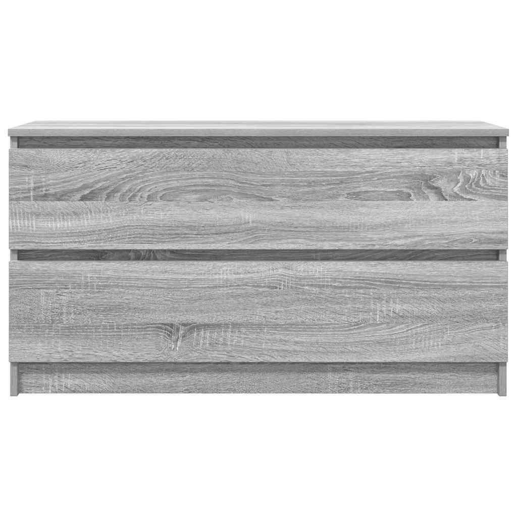 vidaXL Szafka RTV Szara Sonoma 100x35x54 cm Drewno klejone