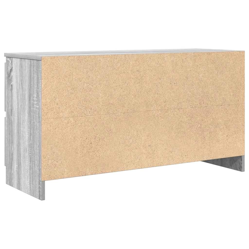 vidaXL Szafka RTV Szara Sonoma 100x35x54 cm Drewno klejone