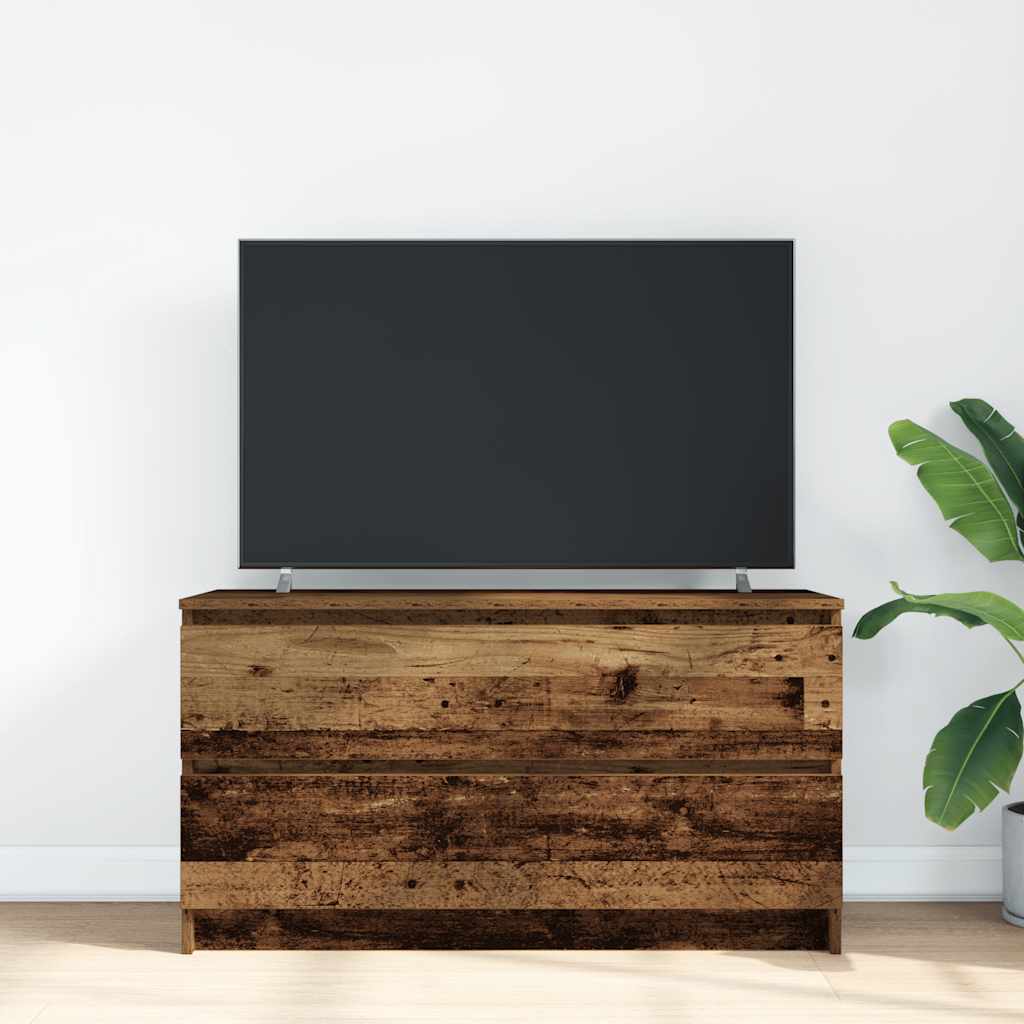 vidaXL Szafka RTV Stare drewno 100x35x54 cm Drewno klejone
