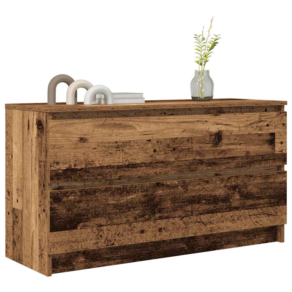 vidaXL Szafka RTV Stare drewno 100x35x54 cm Drewno klejone