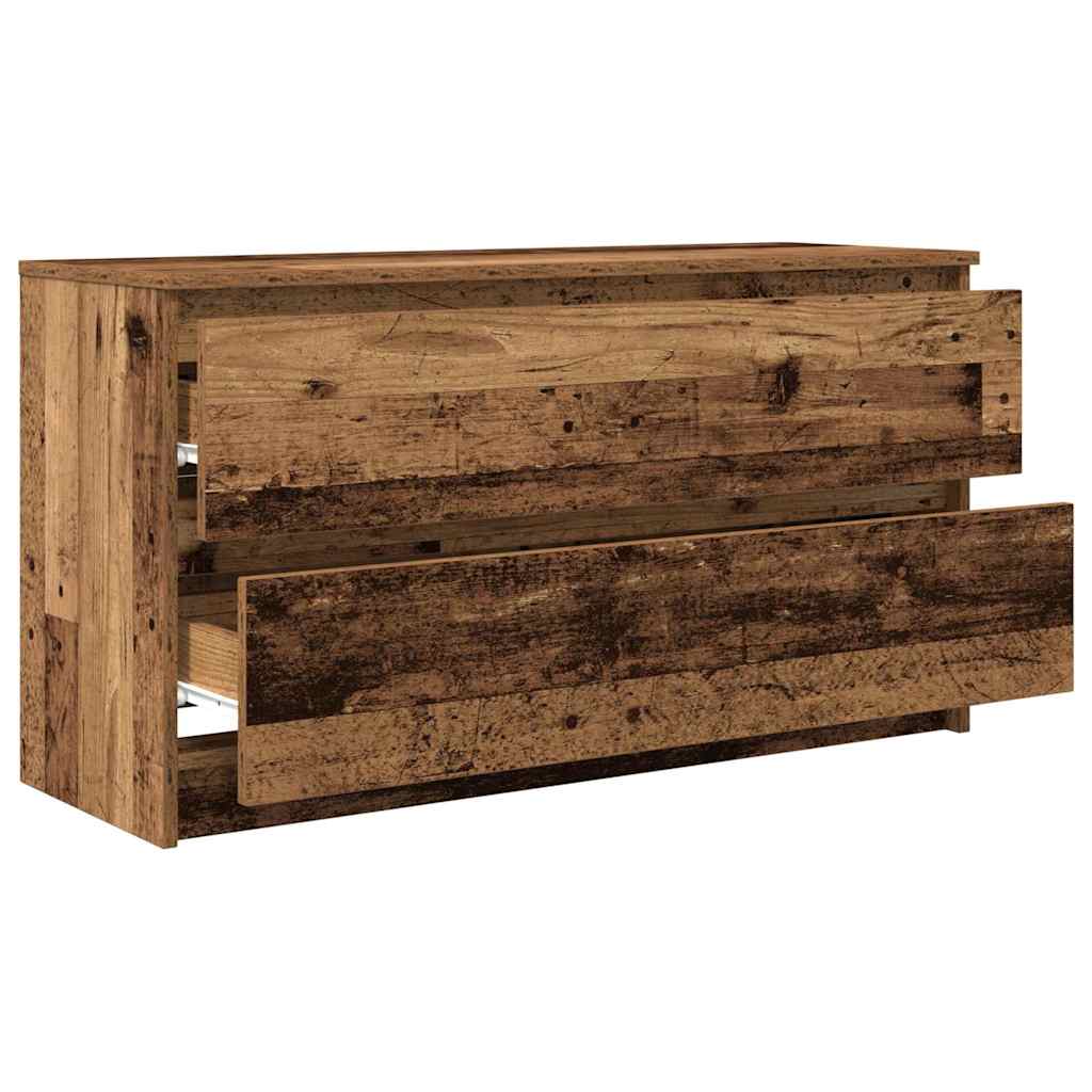 vidaXL Szafka RTV Stare drewno 100x35x54 cm Drewno klejone