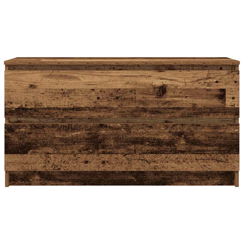 vidaXL Szafka RTV Stare drewno 100x35x54 cm Drewno klejone