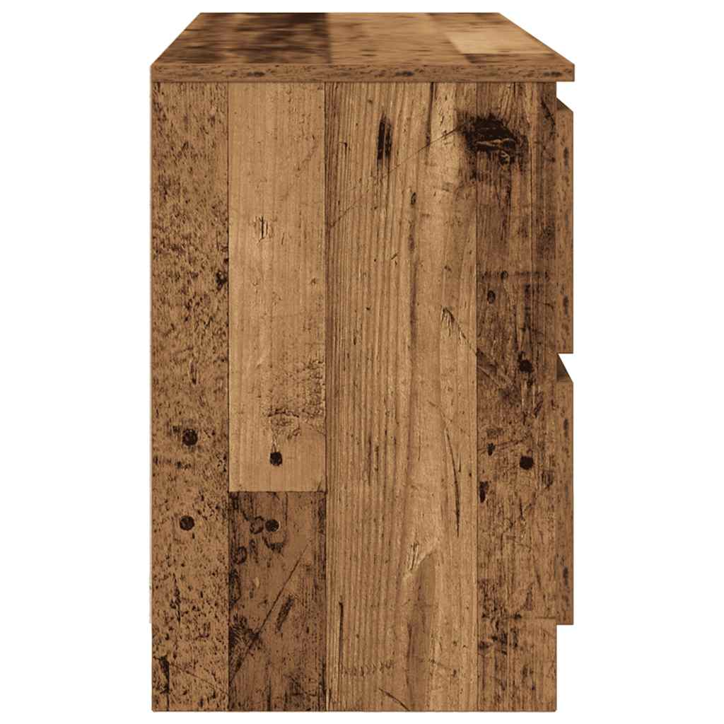 vidaXL Szafka RTV Stare drewno 100x35x54 cm Drewno klejone