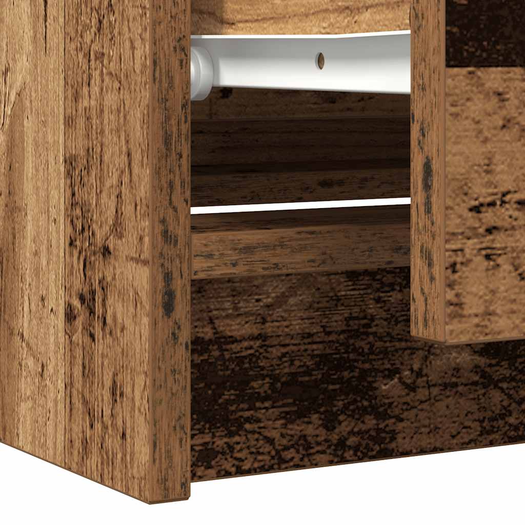 vidaXL Szafka RTV Stare drewno 100x35x54 cm Drewno klejone