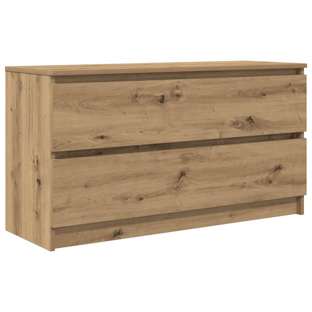 vidaXL Szafka RTV Artisan Oak 100x35x54 cm Drewno klejone