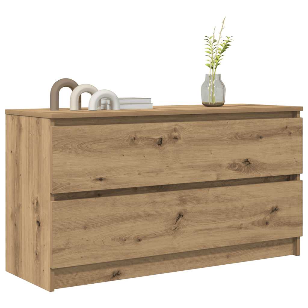 vidaXL Szafka RTV Artisan Oak 100x35x54 cm Drewno klejone