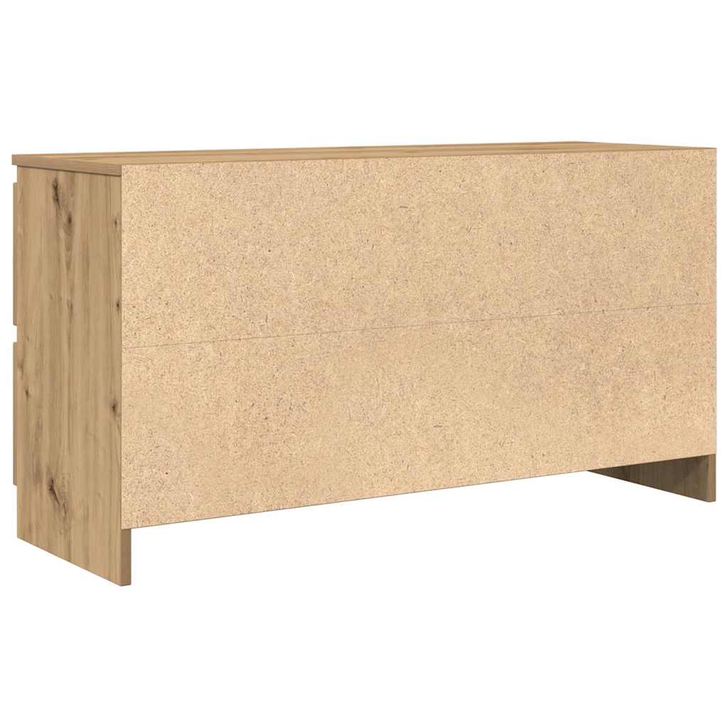 vidaXL Szafka RTV Artisan Oak 100x35x54 cm Drewno klejone