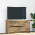 vidaXL Szafka RTV Artisan Oak 100x35x54 cm Drewno klejone