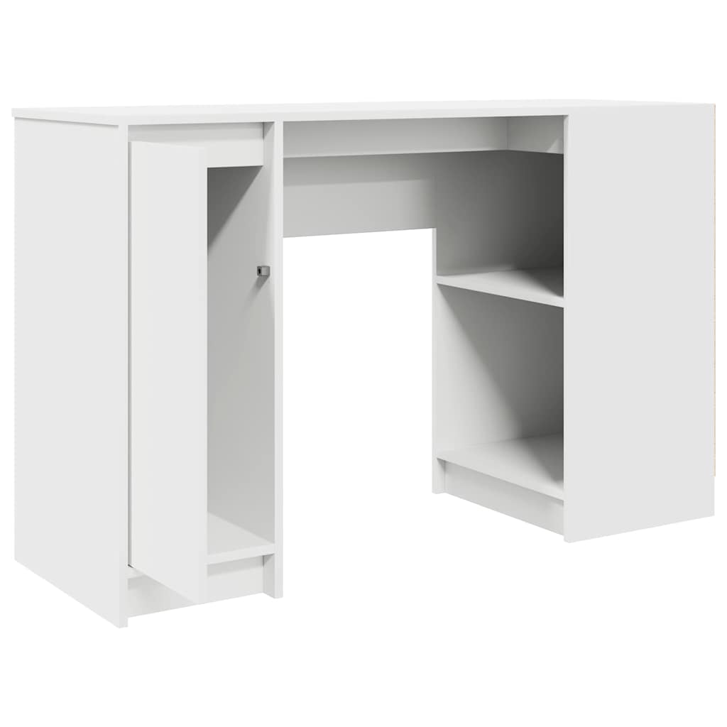 vidaXL Biurko Białe 120x42x76 cm Drewno klejone