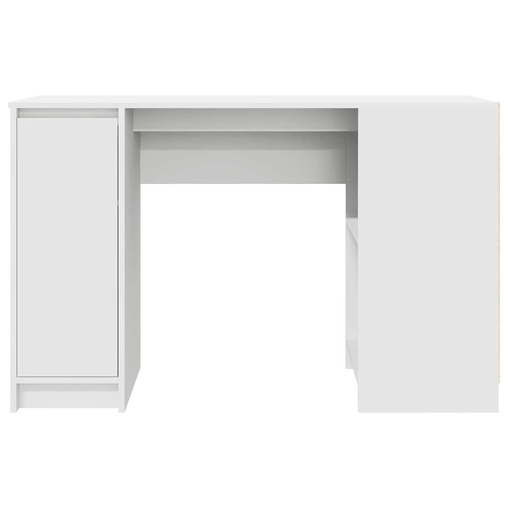 vidaXL Biurko Białe 120x42x76 cm Drewno klejone