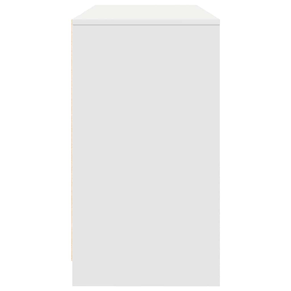 vidaXL Biurko Białe 120x42x76 cm Drewno klejone