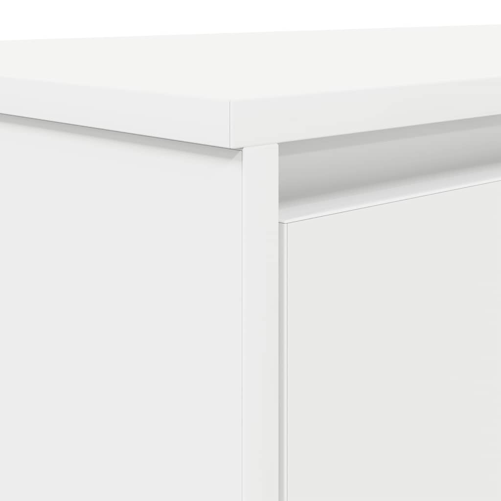 vidaXL Biurko Białe 120x42x76 cm Drewno klejone