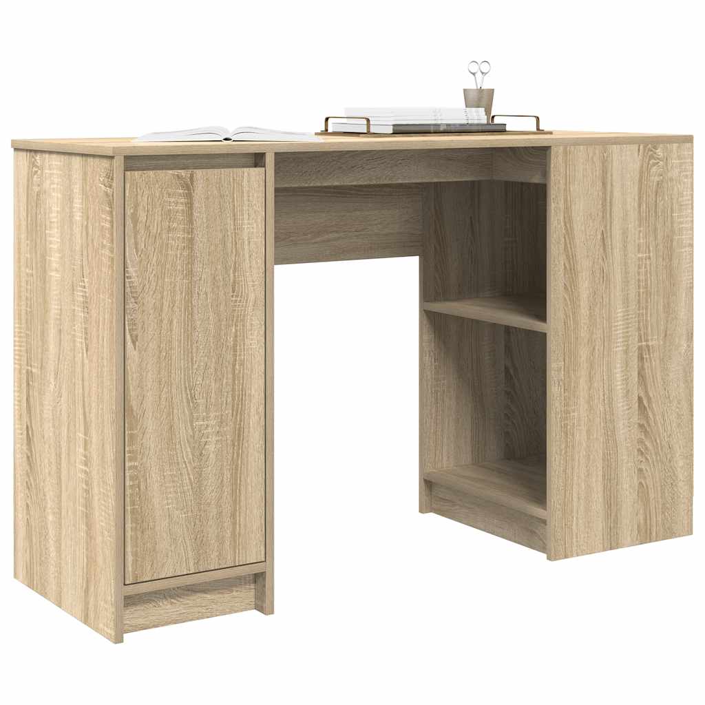 vidaXL Biurko Sonoma Oak 120x42x76 cm Drewno klejone