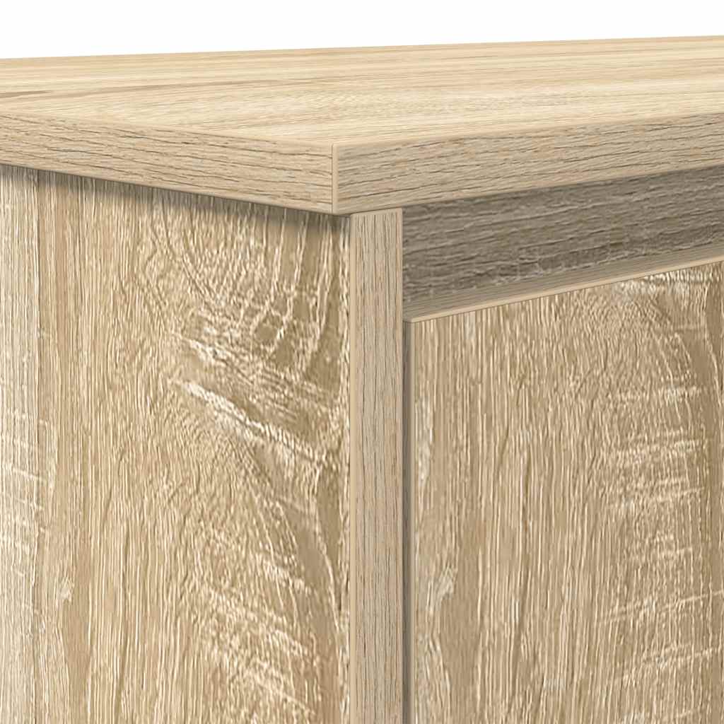 vidaXL Biurko Sonoma Oak 120x42x76 cm Drewno klejone