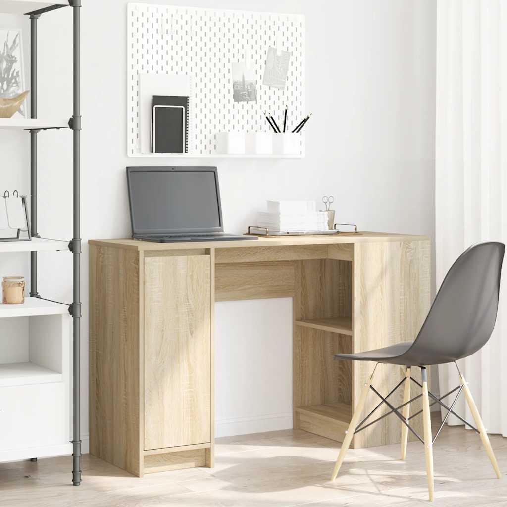 vidaXL Biurko Sonoma Oak 120x42x76 cm Drewno klejone