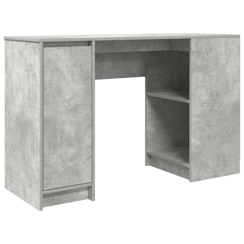 vidaXL Biurko Beton Szary 120x42x76 cm Drewno klejone