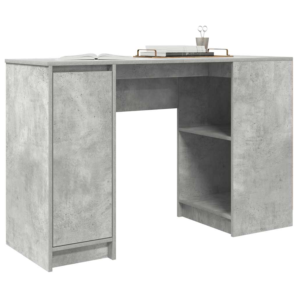 vidaXL Biurko Beton Szary 120x42x76 cm Drewno klejone