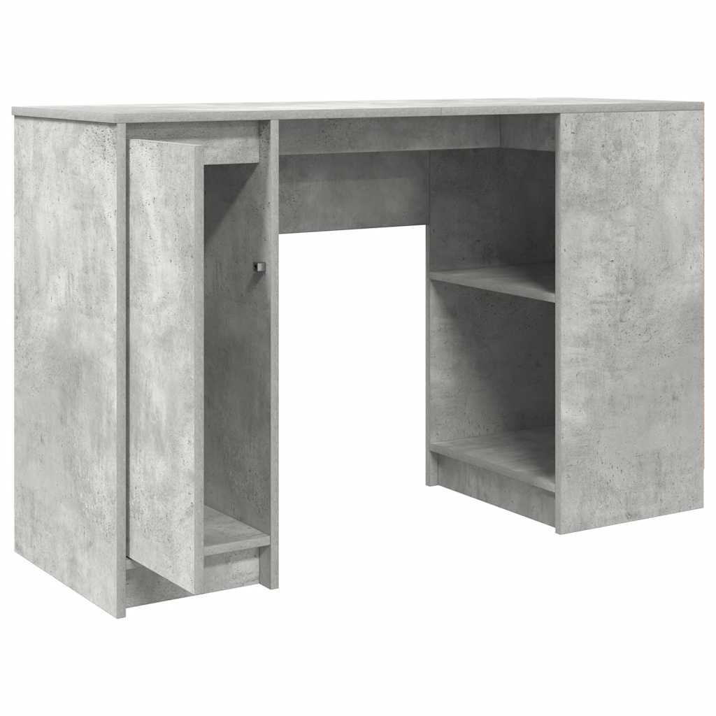 vidaXL Biurko Beton Szary 120x42x76 cm Drewno klejone