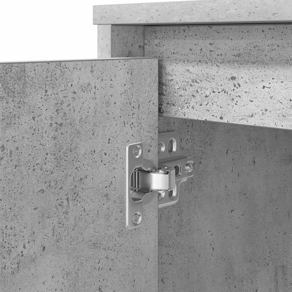 vidaXL Biurko Beton Szary 120x42x76 cm Drewno klejone