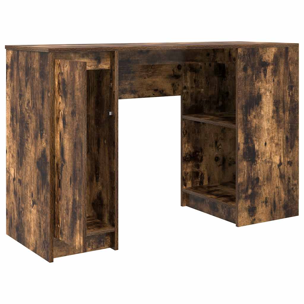 vidaXL Biurko Dąb wędzony 120x42x76 cm Drewno klejone