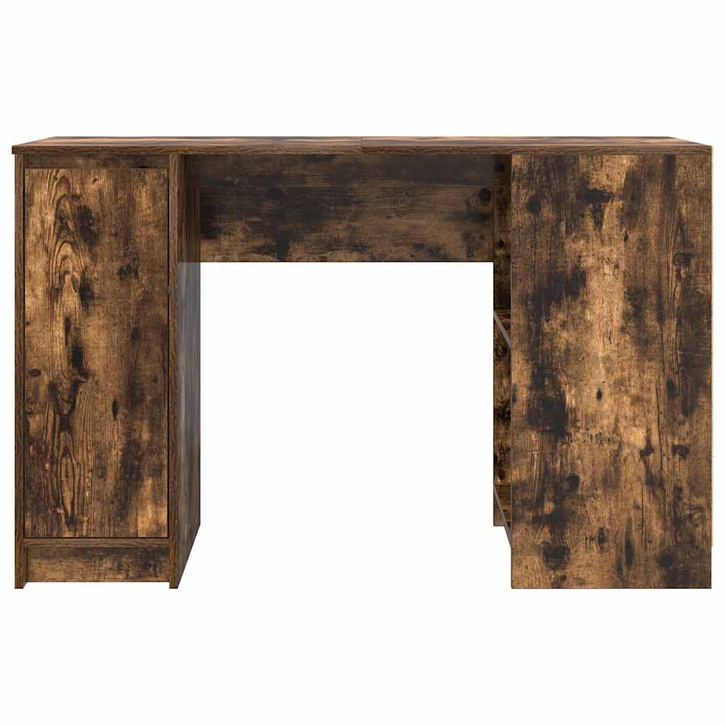 vidaXL Biurko Dąb wędzony 120x42x76 cm Drewno klejone
