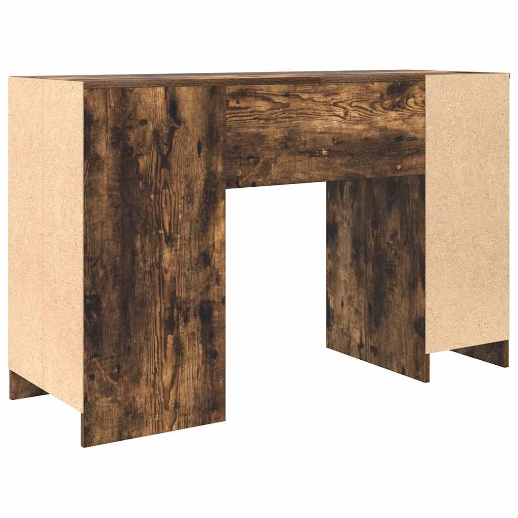 vidaXL Biurko Dąb wędzony 120x42x76 cm Drewno klejone