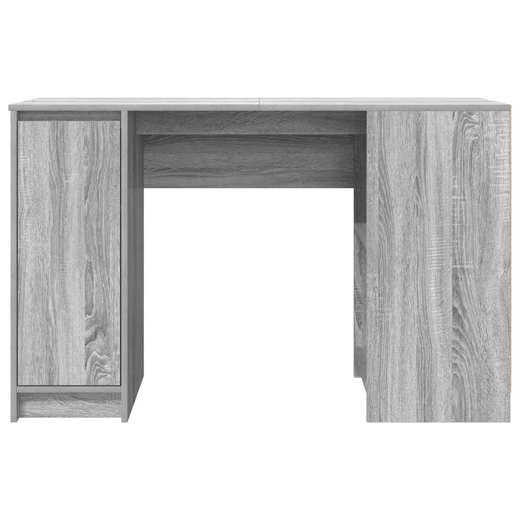 vidaXL Biurko Sonoma Szare 120x42x76 cm Drewno klejone