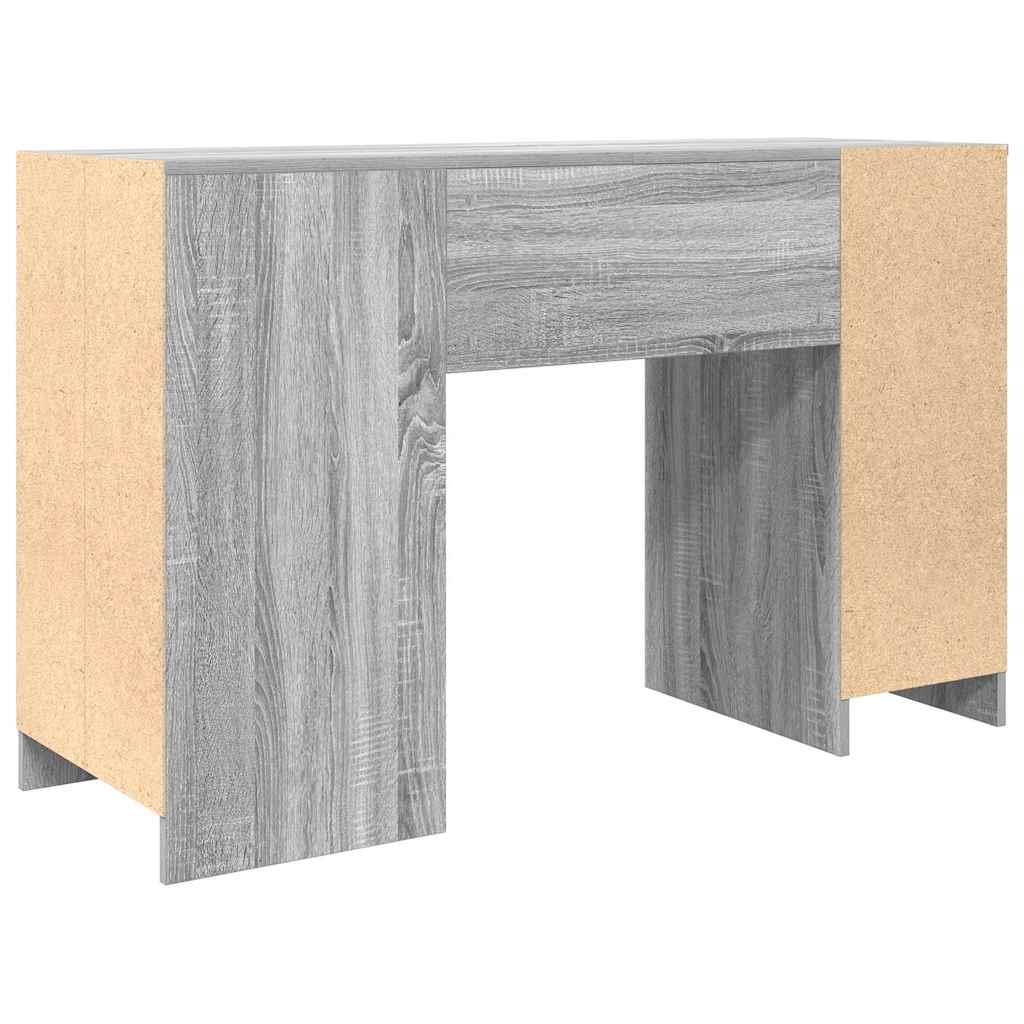 vidaXL Biurko Sonoma Szare 120x42x76 cm Drewno klejone